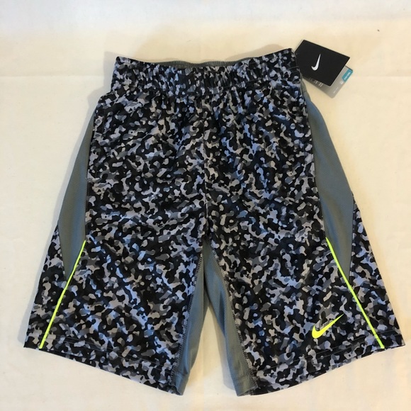 Nike Boys Black Pull-On Shorts
